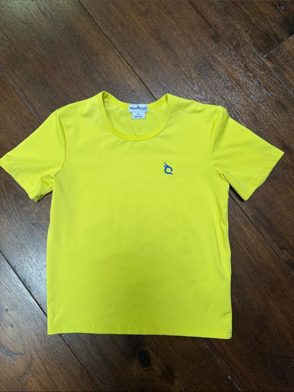 Blue Quail - Boys Yellow Mahi Mahi Short-Sleeve Performance Tee - Size: 4